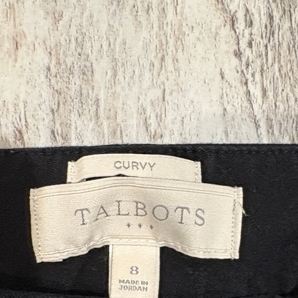 Talbots Black Curvy Straight Leg Pants - Picture 4 of 10